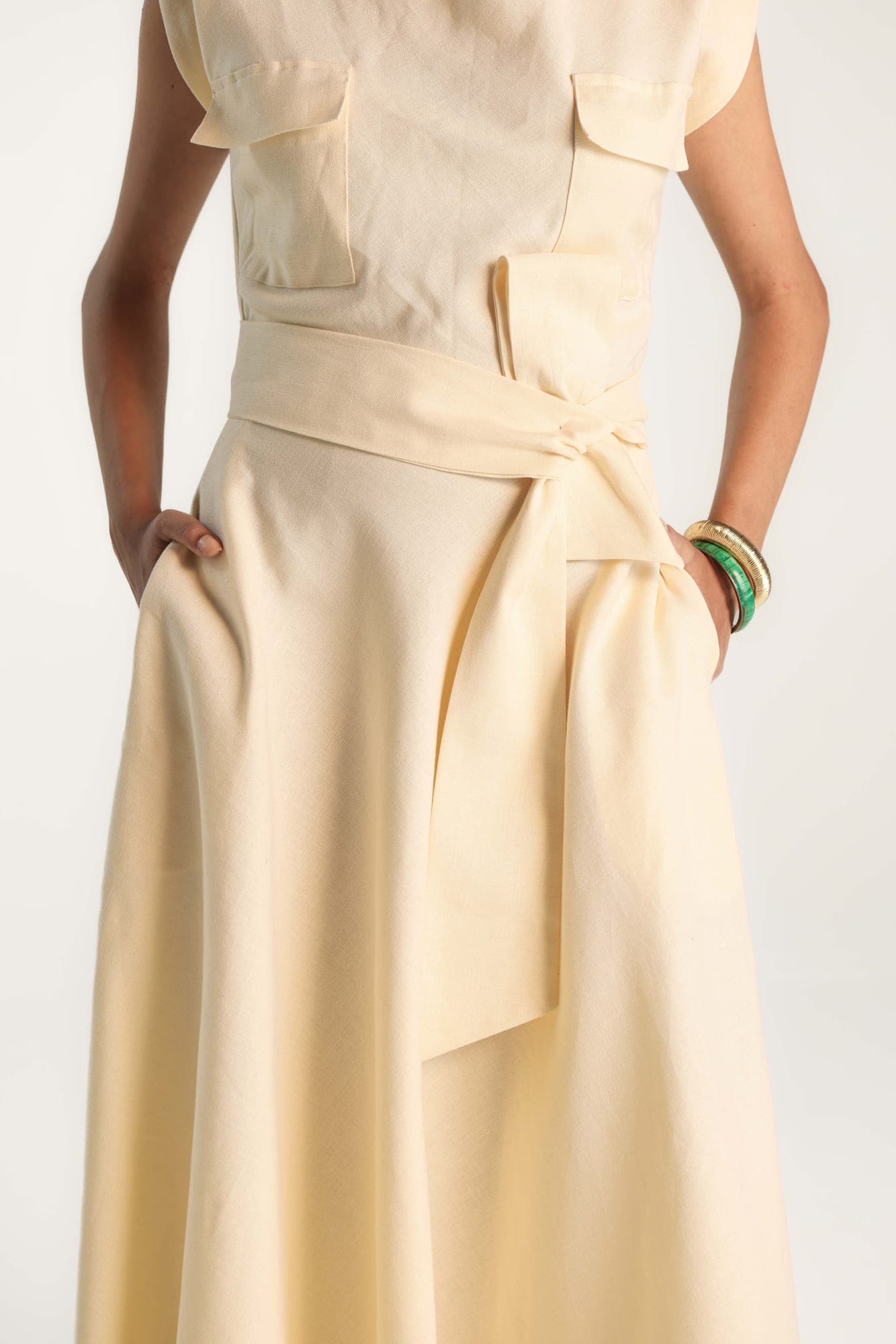 Field Linen Dress - View 2