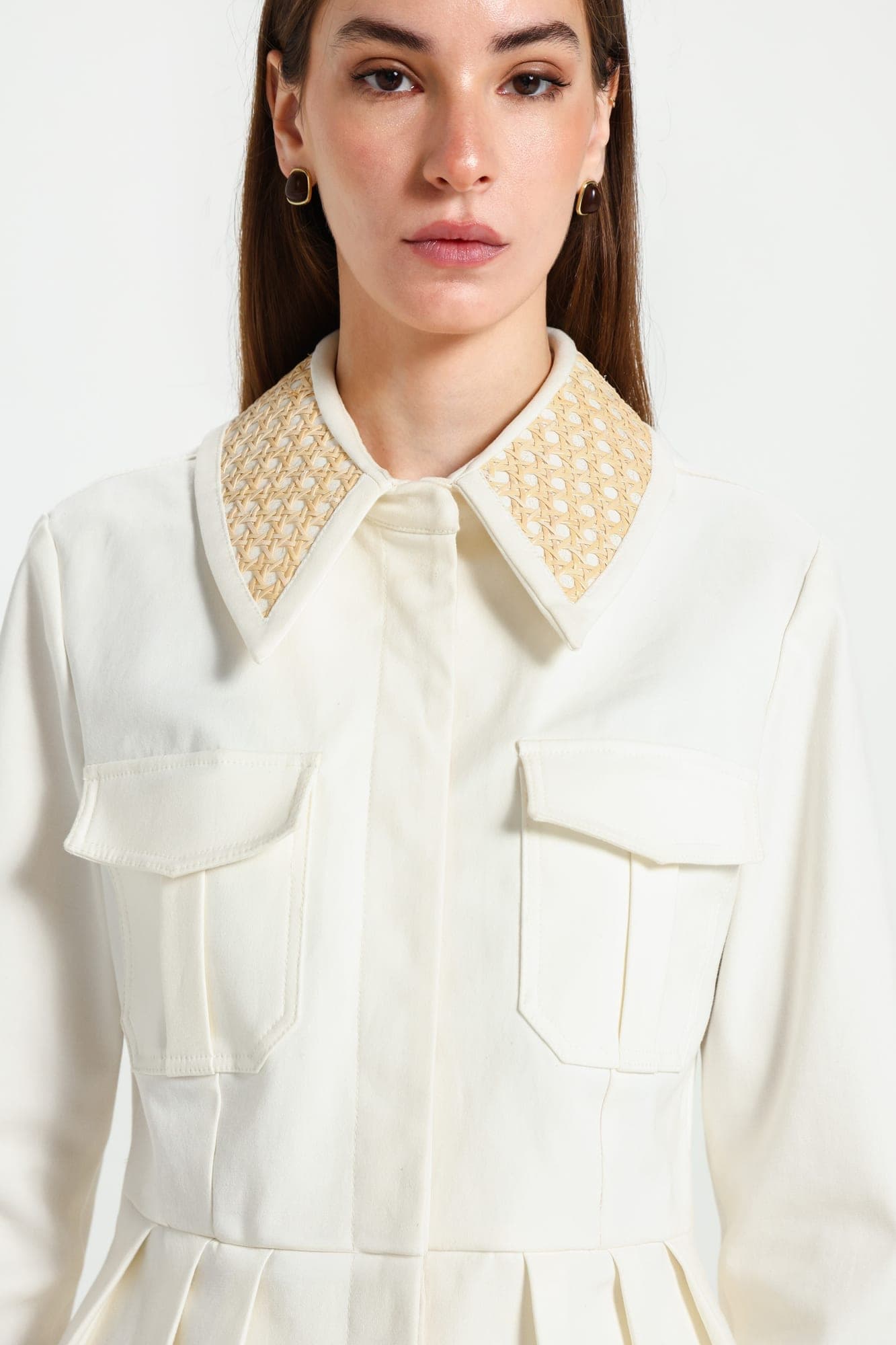 Bamboo Peplum Jacket - View 2