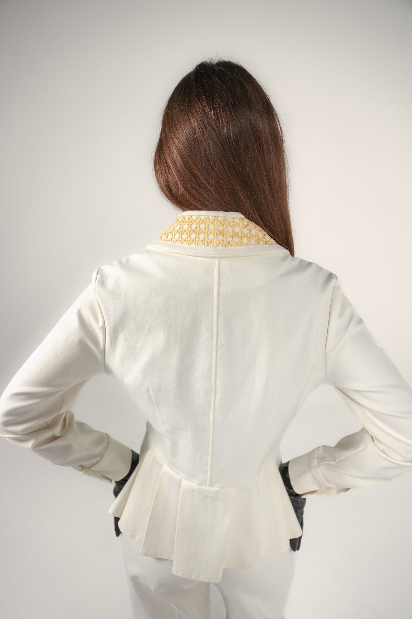 Bamboo Peplum Jacket - View 8