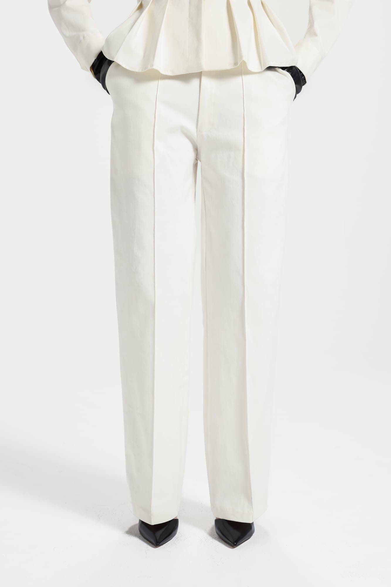 Pintuck Trouser - View 2