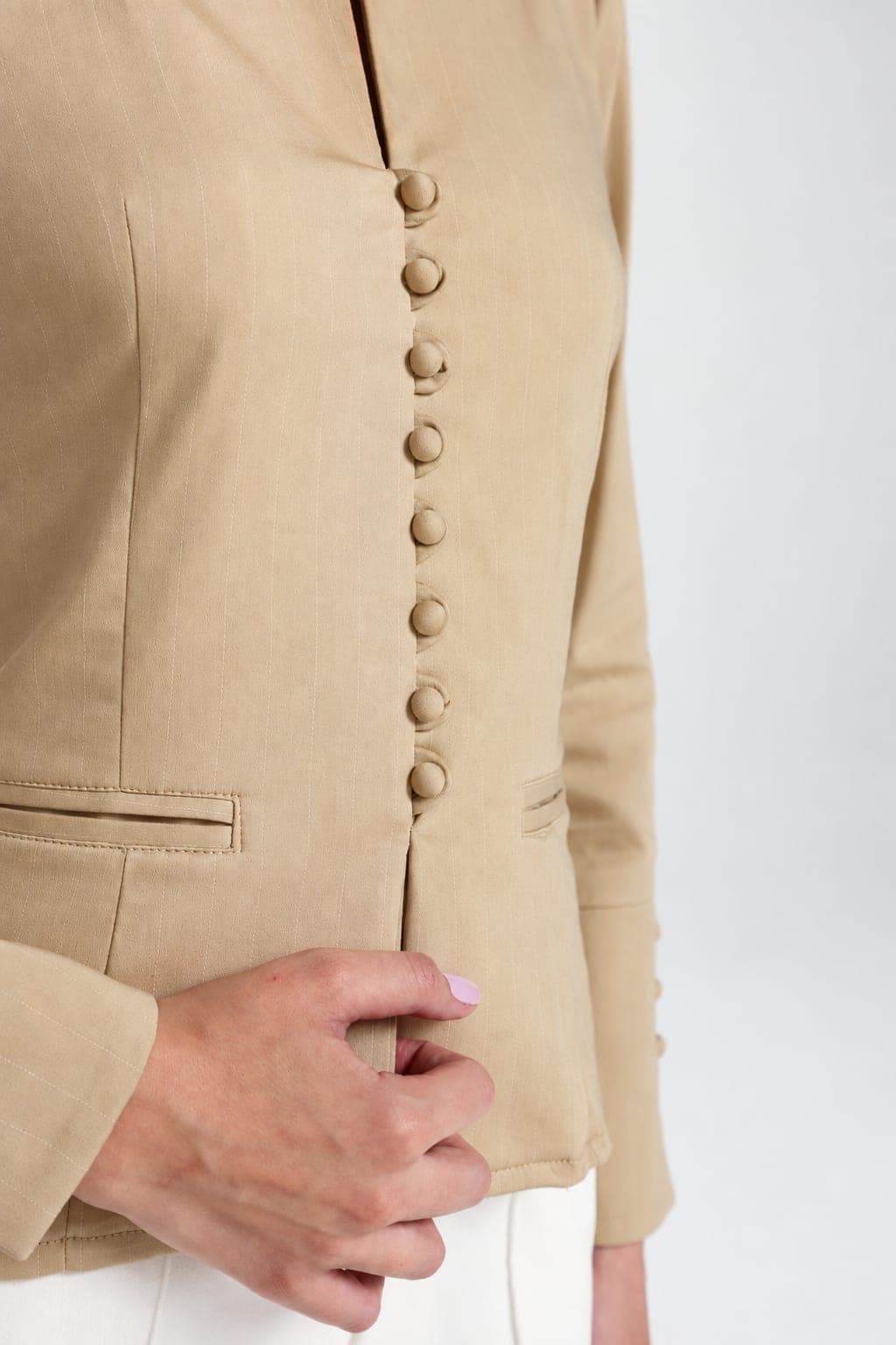 Sienna Pinstripe Blouse - View 3