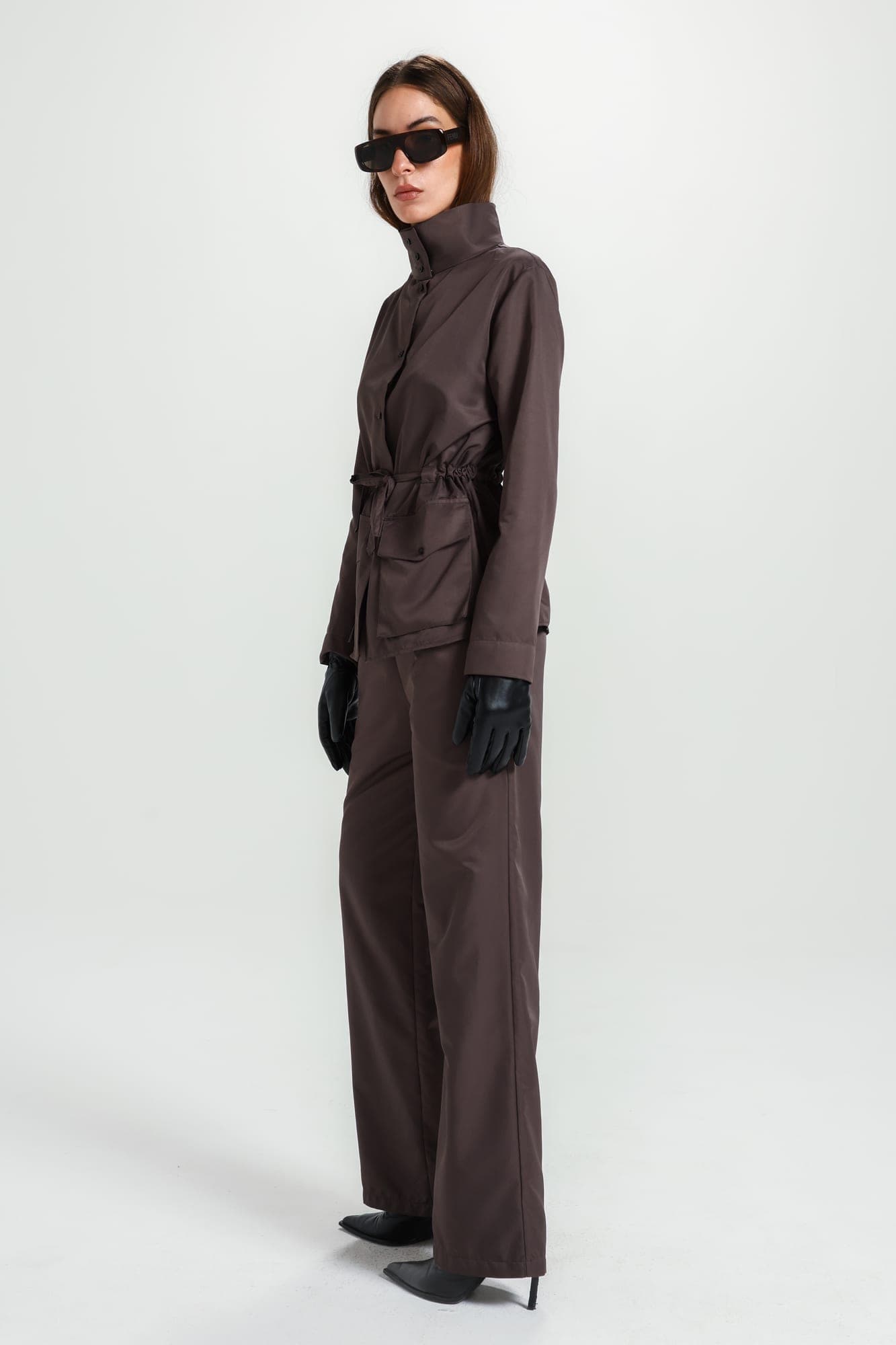 Wide-Leg Drawstring Trouser - View 1